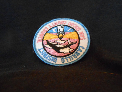 Cabrillo District, San Diego County Council patch