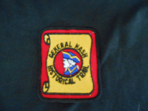 General Nash Historical Trail pocket patch