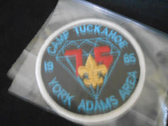 Camp Tuckahoe 1985 BSA 75th Anniversary Pocket Patch