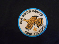 Camp Tuckahoe 1984 Winter Camper Pocket Patch