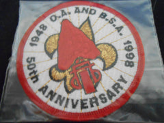 OA and BSA 50th Anniversary 1998 Pocket Patch