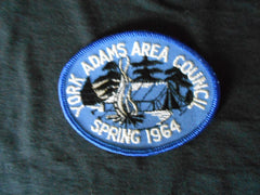 York-Adams Area Cnl Spring 1964 Pocket Patch