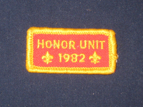 Honor Unit 1982 patch