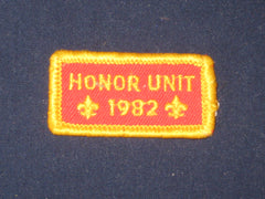 Honor Unit 1982 patch-the Carolina Trader