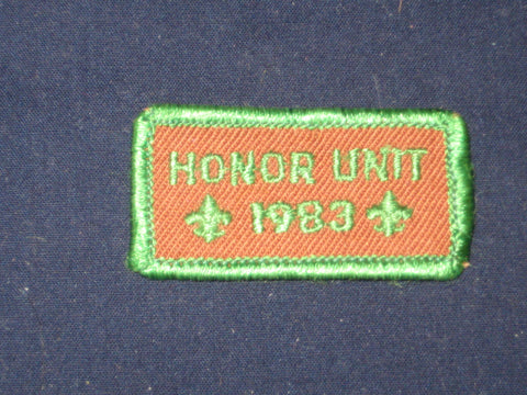 Honor Unit 1983 patch