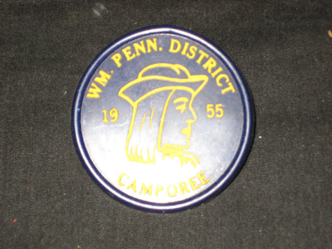 Wm. Penn. District 1955 Camporee Plastic Slide