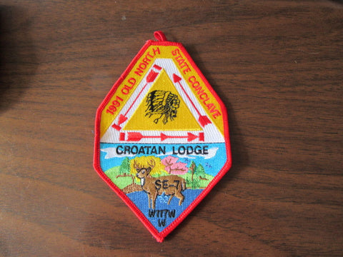 SE-7 1991 Old North State Conclave Pocket Patch