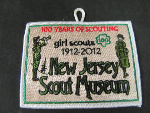 New Jersey Scout Museum GSA 100th Anniversary Patch 2012