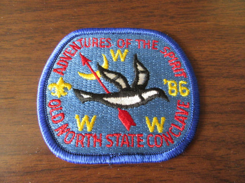 SE-7 1986 Old North State Conclave Pocket Patch