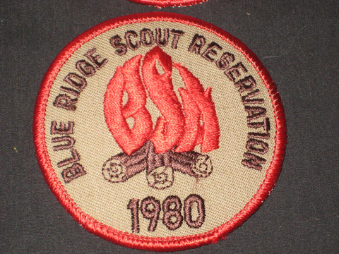 Blue Ridge Scout Reservation 1980 Pocket Patch