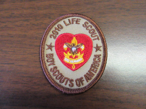 2010 Life Scout Rank Patch