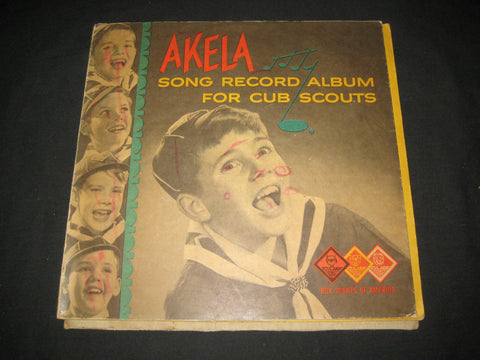Akela Song Record Album for Cub Scouts 78 RPM