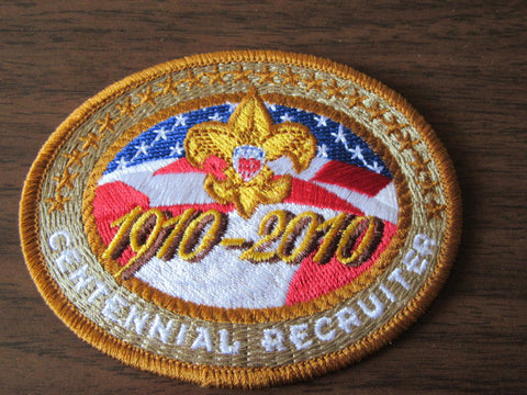 2010 BSA Centennial Recruiter Patch