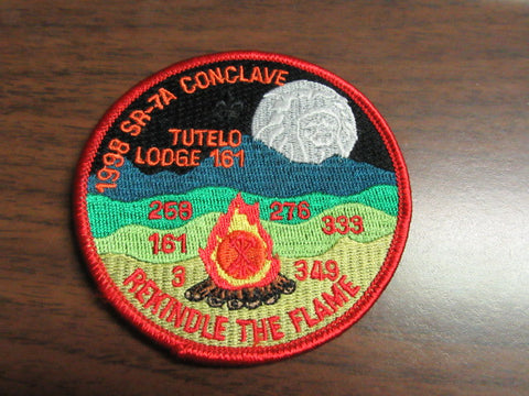SR-7A 1998 Conclave Pocket Patch, red border