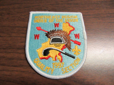 Northeast Region 1997 Quality Section Pocket Patch