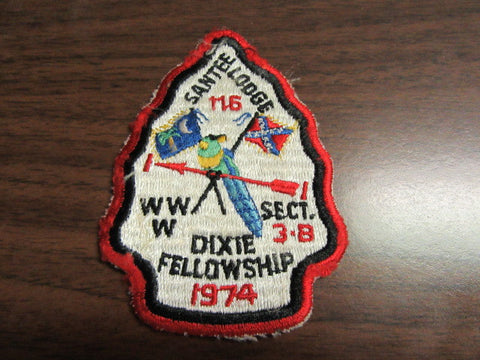 SE-3B 1974 Dixie Fellowship Pocket Patch worn