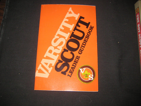 Varsity Scout Leader Handbook, 1984, 3rd edition, lst printing