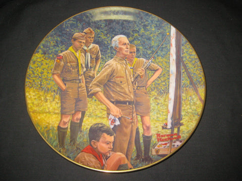 Beyond the Easel, Norman Rockwell Boy Scout Plate