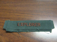 Explorer Dark Green and Brown Strip, Older