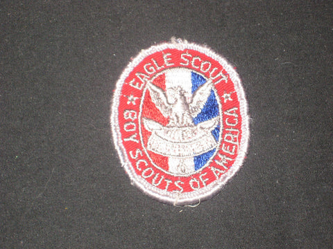 Eagle Scout Rank Patch,  1960s, worn