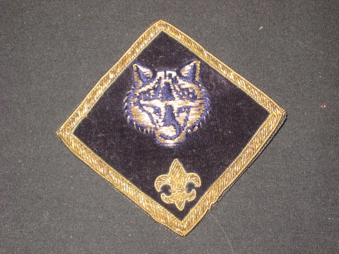 Cub Scout Gold Bullion Emblem for Blue Blazers