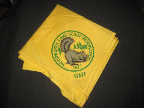 Woodworth Lake Scout Reservation 1977 Staff Neckerchief