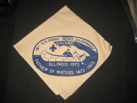 19th US Grant Scout Pilgrimage 1973 Neckerchief