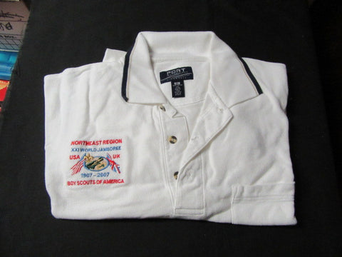 2007 World Jamboree Northeast Region Contingent Polo Shirt size xl
