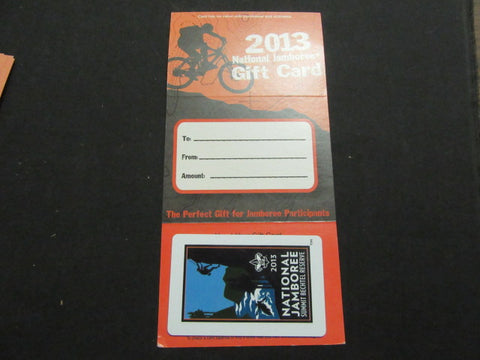 2013 National Jamboree Gift Card