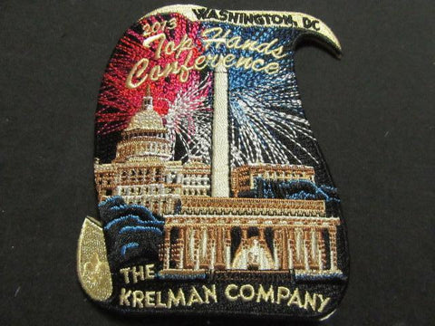 BSA Top Hands 2013 Krelman Company Pocket Patch, two sided
