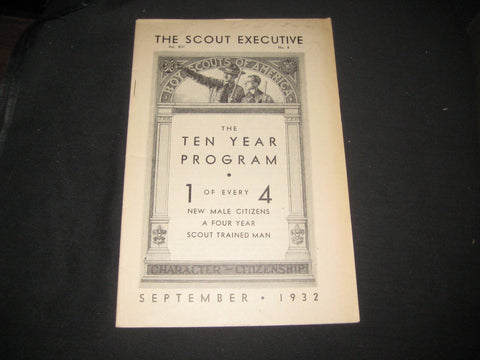 The Scout Executive Sept. 1932 Issue