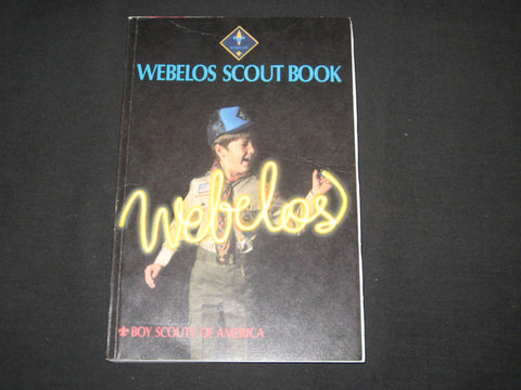 Webelos Scout Book, 1987 with Letter from Ben Love