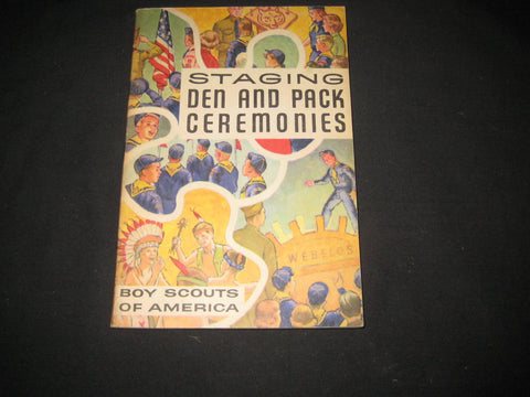 Staging Den and Pack Ceremonies, 1965