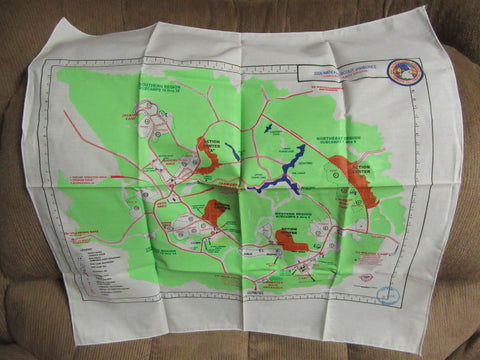 2005 National Jamboree Cloth Map Bandanna