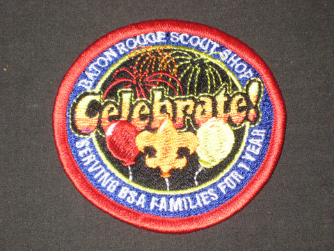 Baton Rouge Scout Shop First Anniversary Patch