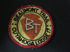 Cuyahoga 17 Beaumont Trail Patch worn