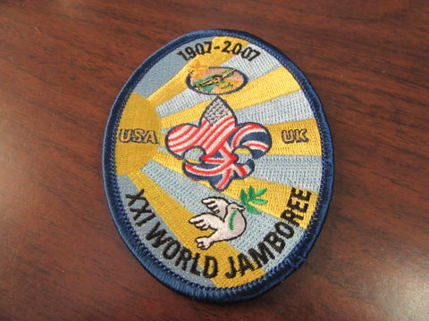 2007 World Jamboree Northeast Region Oval Patch