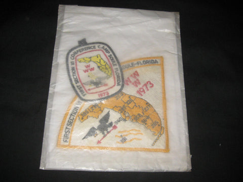SE-VI 1973 First Section Conference Neckerchief & Pocket Patch