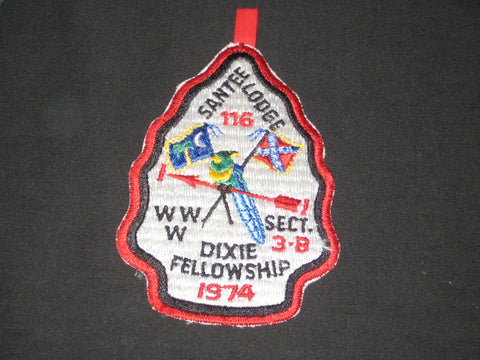 SE-3B 1974 Dixie Fellowship Pocket Patch