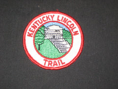 Kentucky LIncoln Trail Patch - the carolina trader
