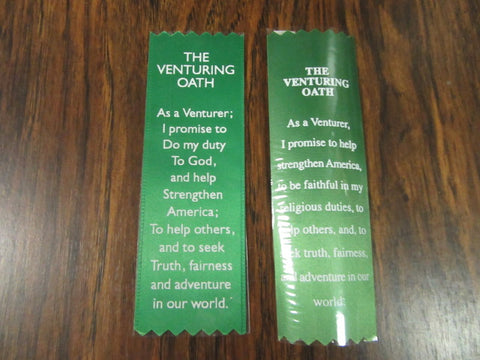 The Venturing Oath, Lot of Two Ribbons