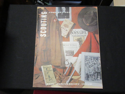 Scouting Magazine Feb. 1960 50th Anniversary Issue