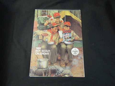 1988 Boy Scout Calendar, Csatari Cover