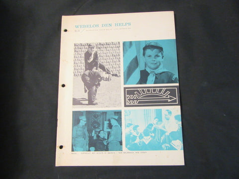 Webelos Den Helps, Boys' Life Reprint, Feb. 1962