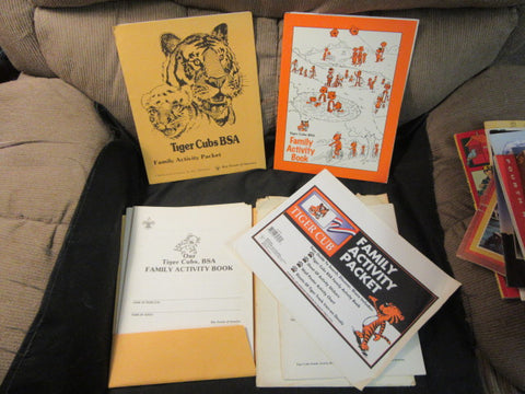 Tiger Cubs Family Packets & Other Paper Items, 1980-90's