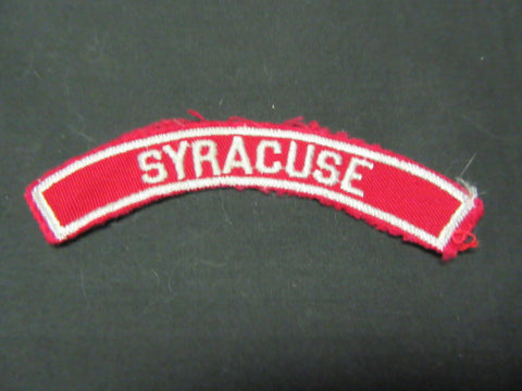Syracuse Red and White Community Strip