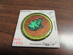 Zoology Clear Waffle Back Merit Badge