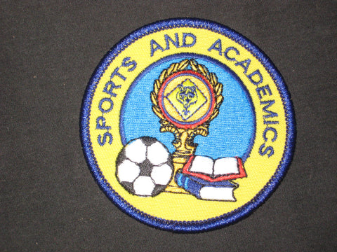 Sports and Academics Cub Scout Patch