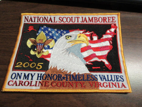 2005 National Jamboree Carolina County, Va. Jacket Patch