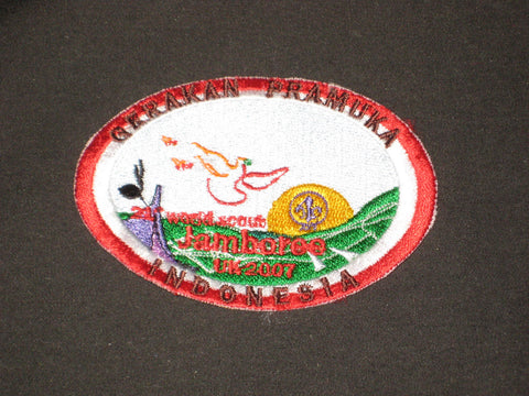2007 World Jamboree Indonesia Contingent Patch